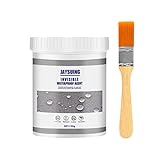 Invisible Waterproof Sealant Agent Wasserdichtes Dichtmittel Mit Bürste, Waterproof Insulating Sealant, Anti Leck Sprühkleber Wasserdichtes Unsichtbares Klebespray Für Risse Außenwandfenster (100g)