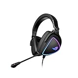 ASUS ROG Delta S USB-C Gaming Headset (kabelgebunden, AI Noise-Canceling, RGB Beleuchtung, kompatibel mit PC, Nintendo Switch und Sony PlayStation 5)