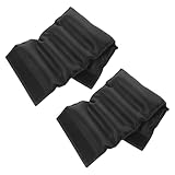 Mikinona 2 Stück Weinkühler Hülle mit Gelkühlpack Schwarze Weiche Isolierte Flaschenhalter Tasche mit Verstellbare Schnelle Kühlung für Weinflaschen bei Outdoor Party Picknick