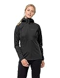 Jack Wolfskin Damen Go Hike W Softshelljacke, Schwarz, M EU