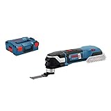 Bosch Professional 18V System Akku Multi Cutter GOP 18V-28 (Oszillationswinkel: 1,4°, inkl. 1x StarlockPlus Tauchsägeblatt, ohne Akkus und Ladegerät, in L-BOXX 136)