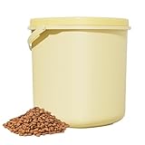 Hundefutter-Aufbewahrungsbehälter – Luftdichter Tierfutterbehälter für Trockenfutter | BPA-freies Acryl mit sicherem Deckel, Messschaufel, einfaches Ausgießen, große Kapazität für kleine, große 28,5 x