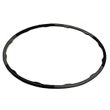 TITAN LIFE Unisex – Erwachsene Hula Hoop. 1,5 kg, Black/Grey, one Size