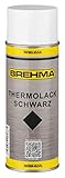 BREHMA Thermolack schwarz 400ml bis 600° C hitzebeständig Schutz abriebfest