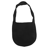 VALICLUD Gestrickte Umhängetasche für Damen Große Kapazität Tragbare und Leichte Schultertasche für Reisen Partys und Alltag