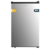 Cecotec Vertikaler Tisch-Gefrierschrank - 87L Bolero CoolMarket TF 87 Inox. 83,6 cm Höhe und 50,6 cm Breite, niedriger Energieverbrauch, flache und reversible Tür, kompaktes Design