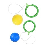 DRESSOOS 2 Stück Sprungring Sprungball Springender Ball Übung Springseil Springender Ball Kinderschaukel Kinderschaukeln Ballspielzeug Kindersprungseil Balancierspielzeug