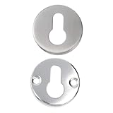 ANDRESLAD 2sätze Edelstahl Schlüsselloch Abdeckung Türschloss Schutzrosette Für Optimalen Schutz Des Schlosskerns Robust Vielseitig Einsetzbar Alt Ersetzen Geeignet Für Möbel Und Türen Silbe