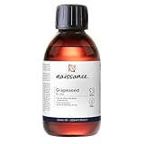 Naissance Traubenkernöl (Nr. 210) - 225ml - Raffiniert - für Haut, Gesicht, Körper, Kosmetik