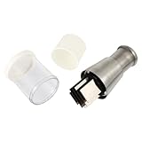 AUTSUPPL Handbetriebener Edelstahl Gemüseschneider Knoblauch Ingwerhacker Tragbarer Küchenhelfer Leicht zu Reinigen Kompakte Bpa frei Für Schnelles Zerkleinern von Knoblauch Nüssen und