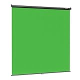 RAUBAY Einziehbarer Pull-Down-Greenscreen – 200 x 220 cm zusammenklappbarer Wandmontage-Hintergrund für professionelle Videoproduktion, Chroma-Key-Hintergrund für YouTube, TikTok, Streaming