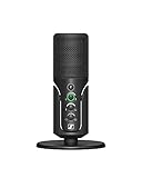 Sennheiser Profile USB Mikrofon mit Tischstativ - Plug & Play-Design, Perfekt für Podcasts und Streaming, Nierenkondensatorkapsel, 1,2m USB-C Kabel - Schwarz (700065)