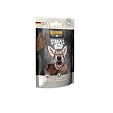 Belcando Stripes Lamb | 70 g | Snack für Hunde | Mit Superfoods: Bierhefe, Krill und aromatische Kräuter | Ohne Getreide | Ohne Verwendung von Zucker | Extra viel Fleisch