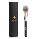 TEOYALL Oval Blush Brush, Ultra Plush Fluffy Synthetikborsten Puderpinsel für Kontur Bronzer Wange mit losem Puder