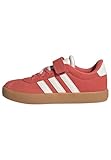Adidas Unisex Kinder VL Court 3.0 Hook and Loop Shoes Kids, Preloved Scarlet/Core White/Bright Red, 33 1/2 EU
