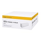 AmazonCommercial Singlefold (V-Falz / ZZ-Falz) Papierhandtücher, 2-lagig Reine Zellulose, 3990 Blätter (266 Blätter, 15-er Pack), Blattgröße: 22 x 21 cm, H3-Spender Kompatibel