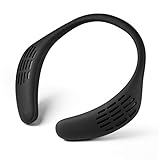 MusicMan Soundneck Nackenlautsprecher BT-X50 - Musikwiedergabe & Freisprechfunktion mit Bluetooth V5.0, Sport, Joggen, Radfahren, Freizeit, Hands free, Sound, Musik, AUX-In, Telefonieren, MicroSD, TV