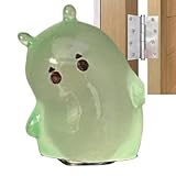 Mimoqk Magnetisches Türscharnier, Scharnierkopf, Heimdekoration – magnetischer Tür-Topper aus gruseligem Grabstein für Halloween, Scharnierköpfe für Halloween