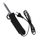 WHAMVOX Elektrische Entlötpumpe Satz mit 3 Präzisionsdüsen Vakuum Lötsauger aus Edelstahl Tragbares Entlötwerkzeug für Leiterplattenlöten und Elektronikreparatur