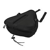 Relaxdays Fahrradsattel Überzug, gepolstert, weich, Gel Sattelbezug Fahrrad, Damen, Herren, schwarz, 1 Stück, 10041717