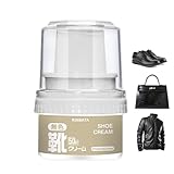 Shoe Shine Polish - 50 ml Instant Kofferraum Conditioner, schwarzer Schuhwachs-Applikator | Lederschuhpflege Wasserdicht Glänzend Einfach zu verwenden Wachspolitur D, Colorless Shoe Polish, Se