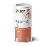 Raab Vitalfood Bio Ballaststoff Trio (210 g) I mit Apfelfaser, Haferkorn und Leinsamen aus Bio-Anbau I hoher Ballaststoffgehalt I fein vermahlen I Ideal für Porridge und Müsli