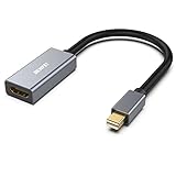 Mini DisplayPort auf HDMI Adapter, BENFEI Thunderbolt Für MacBook Air/Pro, Microsoft Surface Pro/Dock, Monitor, Projektor usw.[Aluminum Alloy]