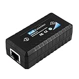 Hermosiey 1 Port POE Extender 10 / 100Mbps mit IEEE 802.3Af Standard Eingang/Ausgang für IP Kamera ÜBertragung Entfernung 120 Meter