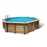 Achteckiger Holzpool Lagon 5,80 x h1,30m