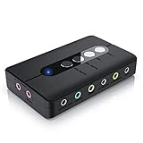 CSL - USB Externe Soundkarte, 7.1 Surround Sound, USB Audio...