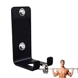 Langhantelständer-Wandhalterung, Langhantel-Wandhalter,Platzsparender Hantelstangenhalter für das Fitnessstudio | Fitness Organization Stahlstangenhalter für Garage, Abstellraum, Wohnzimmer, Schlafzim