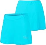 BEAUIY Radlerhose, Herren, Radhose, atmungsaktiv, 2-in-1, Rad-Skort mit Gel-gepolstertem Futter, schnell trocknend, athletischer Sportrock