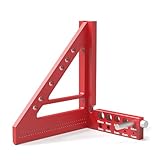 Hochpräzise, professionelle Schreinerwinkel, quadratisch, dreieckig, Layout-Werkzeug für genaue Layouts und Schneiden in Bauarbeiten, genaue Holzbearbeitungslehre