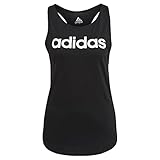 adidas Damen Essentials Loose Logo Tank, Black/White, M