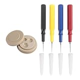 Öler-Set, Kunststoff-Uhren-Reparaturset, professionelles Uhrenwerkzeug-Set, 1 Ölbecher, 4 Ölstifte, mechanisches Reparaturwerkzeug für Taschenuhr, DIY-Reinigung
