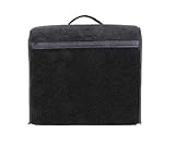 BLACK+DECKER Kofferraum Organizer - 29 x 15 x 30 CM - Mit Klettverschluss - Griff - Schwarz