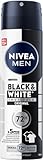 NIVEA MEN Black & White Invisible Deo Spray, Anti-Transpirant mit Anti-Flecken-Formel, mit 72h Anti-Transpirant-Schutz und NIVEA MEN Pflegekomplex (150 ml)