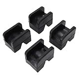 Sorandy Slotted Prise Weld Jack Pads, Nicht Ausgelassenes Hochleistungsgummi Universal Prise Schweißbuch -Adapter mit Rhombischem Muster, für die Wartung des Fahrzeugs Bis zu 2 Tonnen