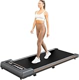 HBTower Walking Pad, Laufband für zuhause, Schreibtisch-Laufband für Home Office, 2 in 1 Tragbares Laufbands mit Fernbedienung, Walking Jogging Maschine mit LED Display