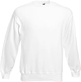 Fruit of the Loom Herren 62-202-0 Sweatshirt, weiß, L