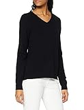 Vila Clothes Damen Pullover VIRIL L/S V - Neck Knit TOP - NOOS 14042769, Einfarbig, Gr. 38 (Herstellergröße: M), Schwarz (Black)