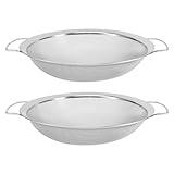 Qusedwey 60-Mesh-Edelstahl-Farbsieb, Passend für Einen 5-Gallonen-Eimer, Filtert Verunreinigungen, Leicht zu Reinigen und Wiederverwendbar, (2 StüCk)