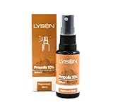 Propolis Spray 30 ml mit 10% Propolis Nahrungsergänzungsmittel, für Hautverletzungen, Zahnfleischentzündungen, Entzündungen im Mundraum oder Halsschmerzen