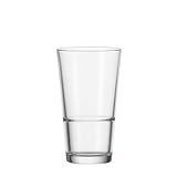 Leonardo Event Trink-Gläser, 12er Set, spülmaschinenfeste Longdrink-Gläser, Trink-Becher aus Glas im klassischen Stil, Getränke-Set, 12 Stück, 315 ml, 061700