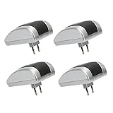 AYNEFY 4pcs Smart Electric Box Energy Saver, Stromsparbox mit LED-Leuchten, 30000W Gerät Stromsparbox Spannungsstabilisator Electric Saver für TV 90-250V(#1)