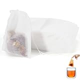 100 Stück Teefilter für Losen Tee, 7 X 9cm Teefilter...