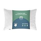 Aurora Bedding Kissen aus Memory-Schaum, Flocken, 45 x 75 x 12 cm, Kopfkissen aus Mikro-Polyurethan-Kapseln mit langsamem Memory-Schaum, Kissen zum Schlafen auf der Seite oder auf dem Boden, extra