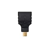 Brightium HDMI Typ A auf Micro HDMI D/M Adapter, Unterstützung für High-Definition-Video- und Audioübertragung, ideal für den Anschluss tragbarer Geräte.