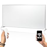 Kaltmann Infrarotheizung 720W mit WiFi TUYA & Fernbedienung | Elektrisches Heizpanel für 18–24 m² | Wand- oder Standgerät | Energiesparend, Thermostat, Timer, Alexa/Google kompatibel
