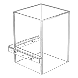 Transparentes Aquarium – Desktop-Mini-Aquarium, rechteckiges Aquarium | Tragbares Fischaquarium, leichtes Acryl-Aquarium, kleines Aquarium für die Wartung des Wasserstands im Aquarium zu Hause